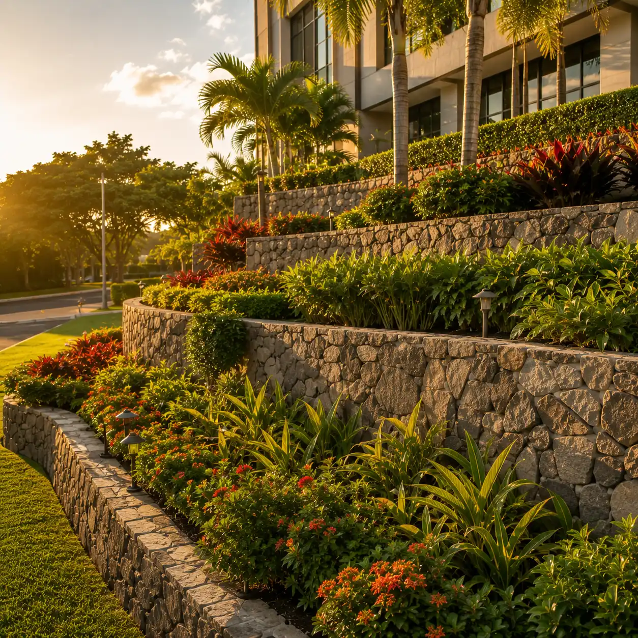 Retaining Wall & Terrace